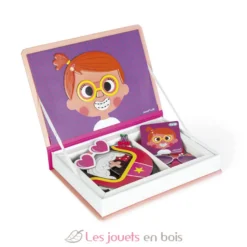 Magnéti'book Crazy Faces fille - Janod
