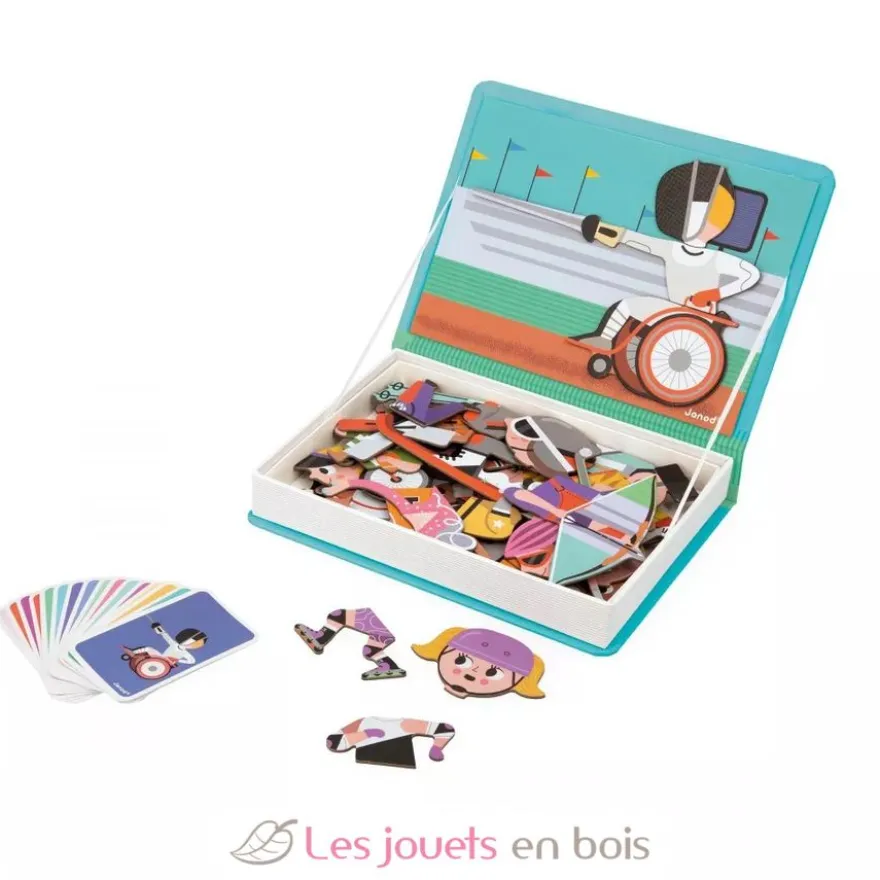 Magnéti'book Sports bleu - Janod