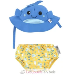 Maillot et Chapeau Baleine (12-24M) - Zoocchini