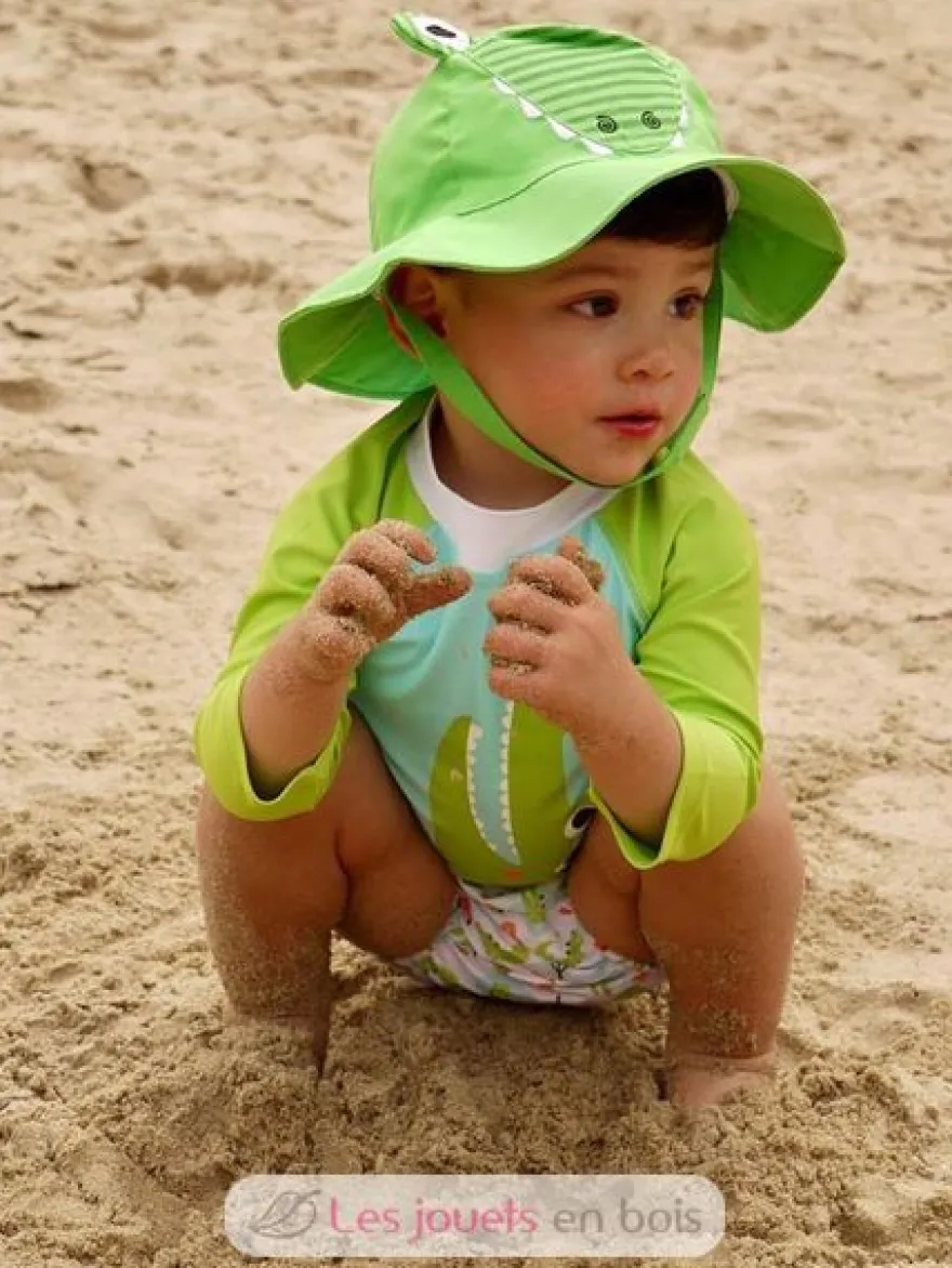 Maillot et Chapeau Crocodile (12-24M) - Zoocchini