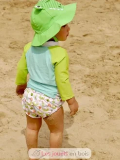 Maillot et Chapeau Crocodile (6-12M) - Zoocchini