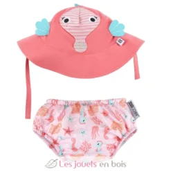 Maillot et Chapeau Hippocampe (12-24M) - Zoocchini