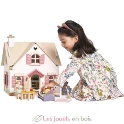 Maison de poupées Chalet Cottontail - Tender Leaf Toys