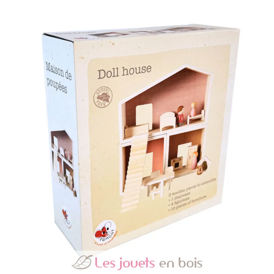 Maison de poupées modulaire - Bois - Egmont Toys