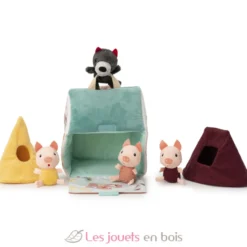 Maisons du loup et des 3 petits cochons - Lilliputiens
