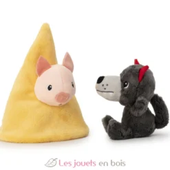 Maisons du loup et des 3 petits cochons - Lilliputiens