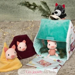Maisons du loup et des 3 petits cochons - Lilliputiens