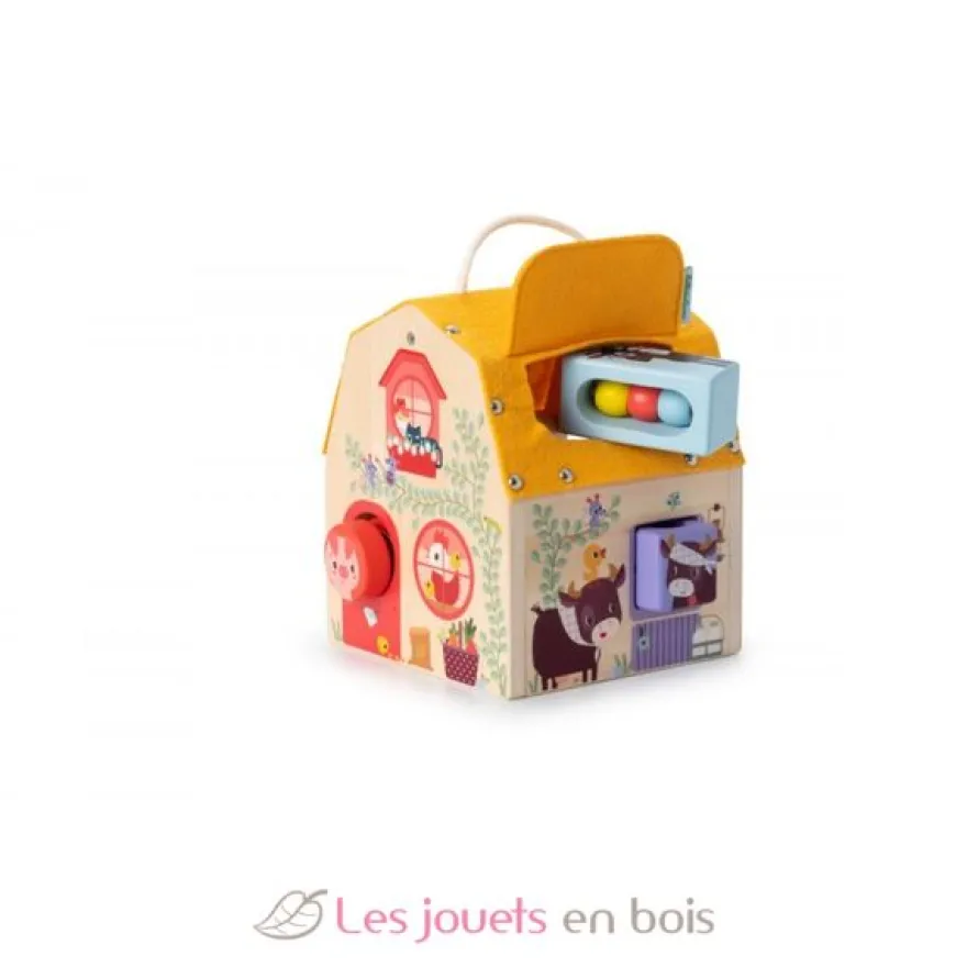 Maison Sonore à formes jaune Lilliputiens