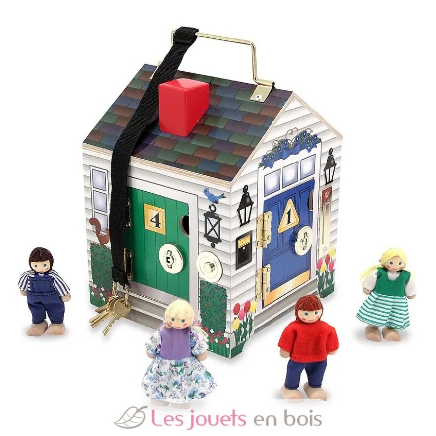 Maison à verrous et sonnettes - Melissa & Doug