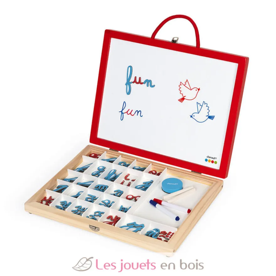 Mallette de lettres cursives 4 en 1 - Janod