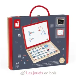 Mallette de lettres cursives 4 en 1 - Janod