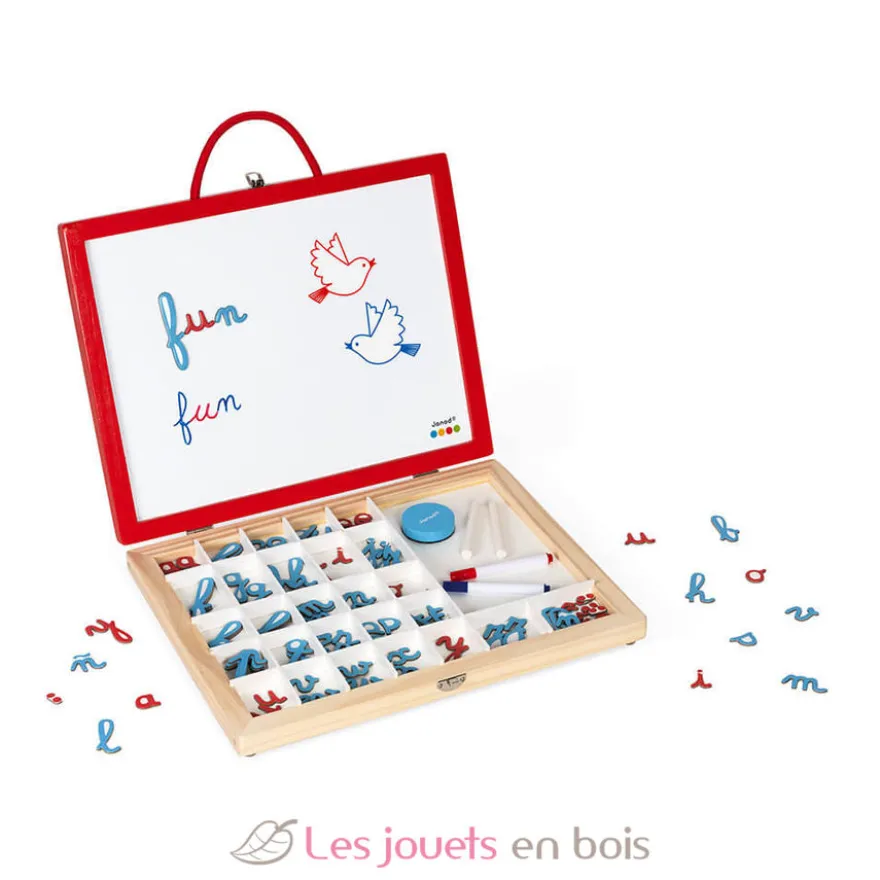 Mallette de lettres cursives 4 en 1 - Janod