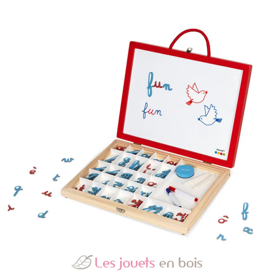 Mallette de lettres cursives 4 en 1 - Janod