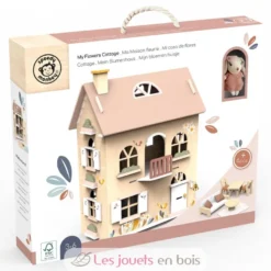 Ma maison de poupée fleurie - Bois - Speedy Monkey