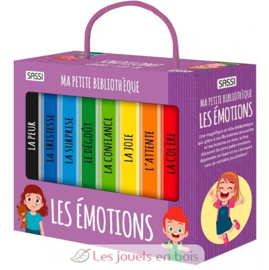 Ma Petite Bibliothèque Les émotions - Sassi Junior