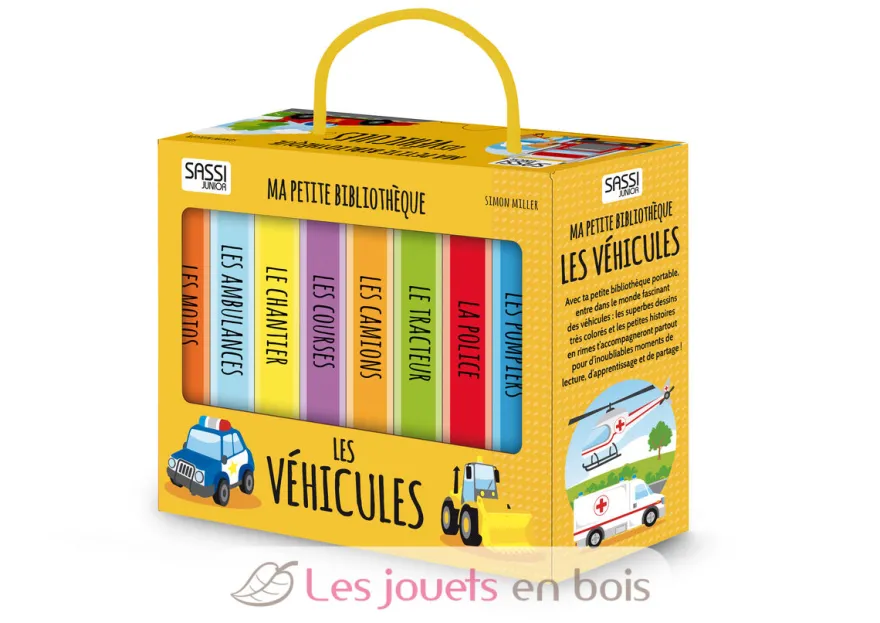 Ma Petite Bibliothèque - Les véhicules - Sassi Junior