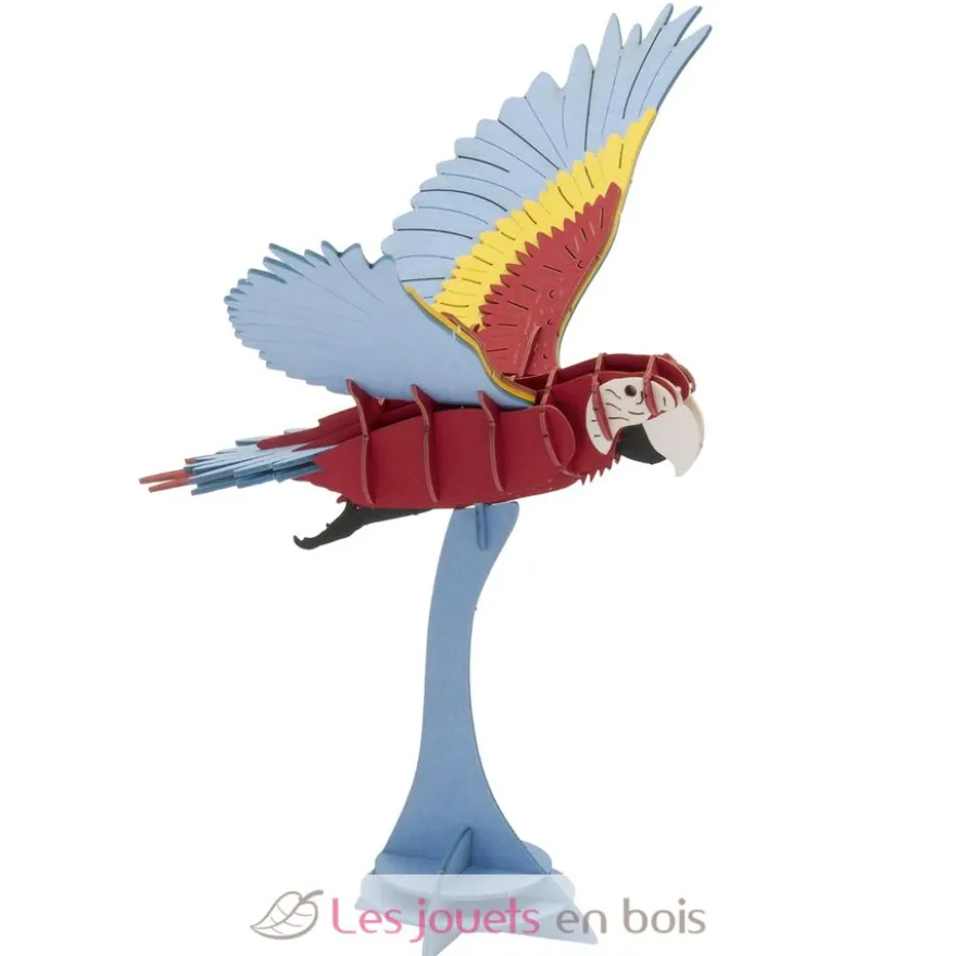 Maquette 3D en papier Ara Volant - Fridolin