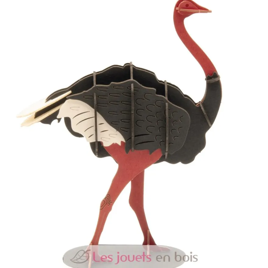 Maquette 3D en papier Autruche - Fridolin