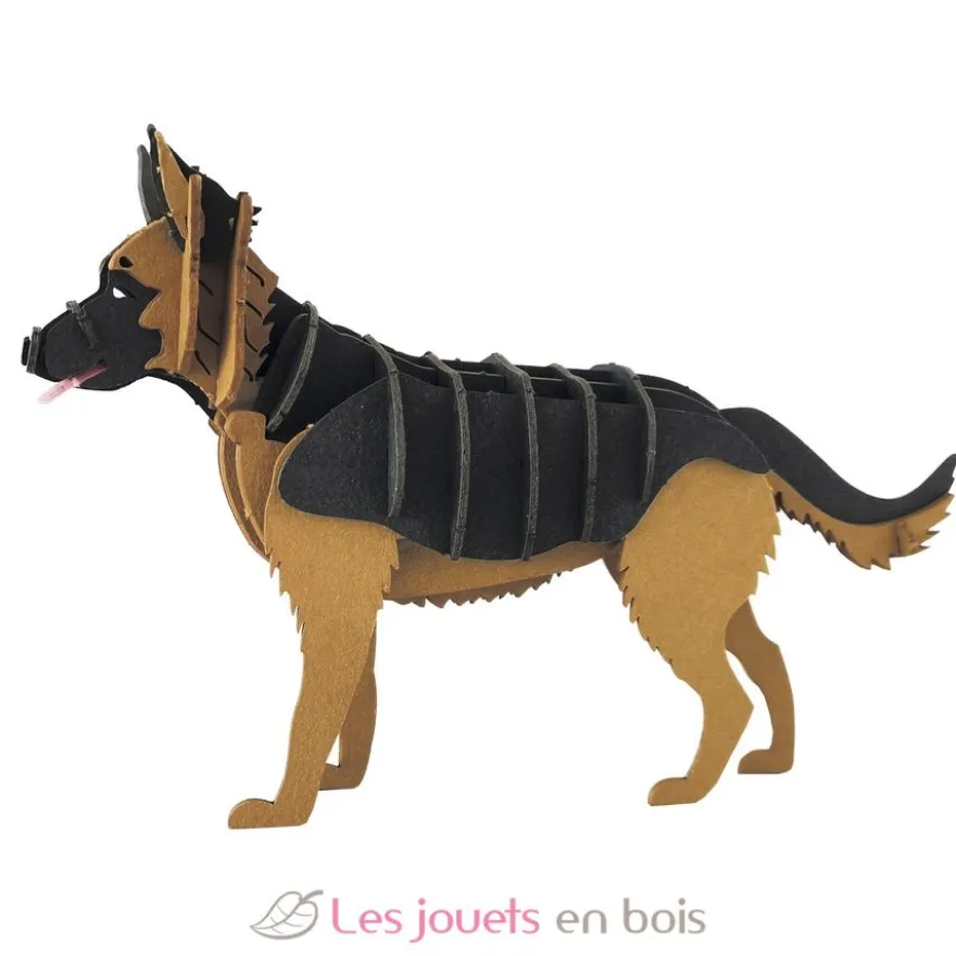 Maquette 3D en papier Berger allemand - Fridolin