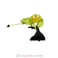 Maquette 3D en papier caméléon vert - Fridolin