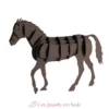 Maquette 3D en papier cheval marron - Fridolin