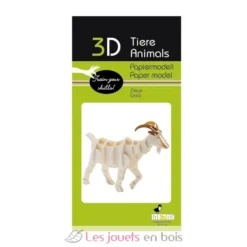 Maquette 3D en papier Chèvre - Fridolin