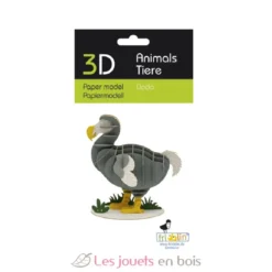 Maquette 3D en papier Dodo - Fridolin