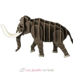Maquette 3D en papier mammouth marron- Fridolin