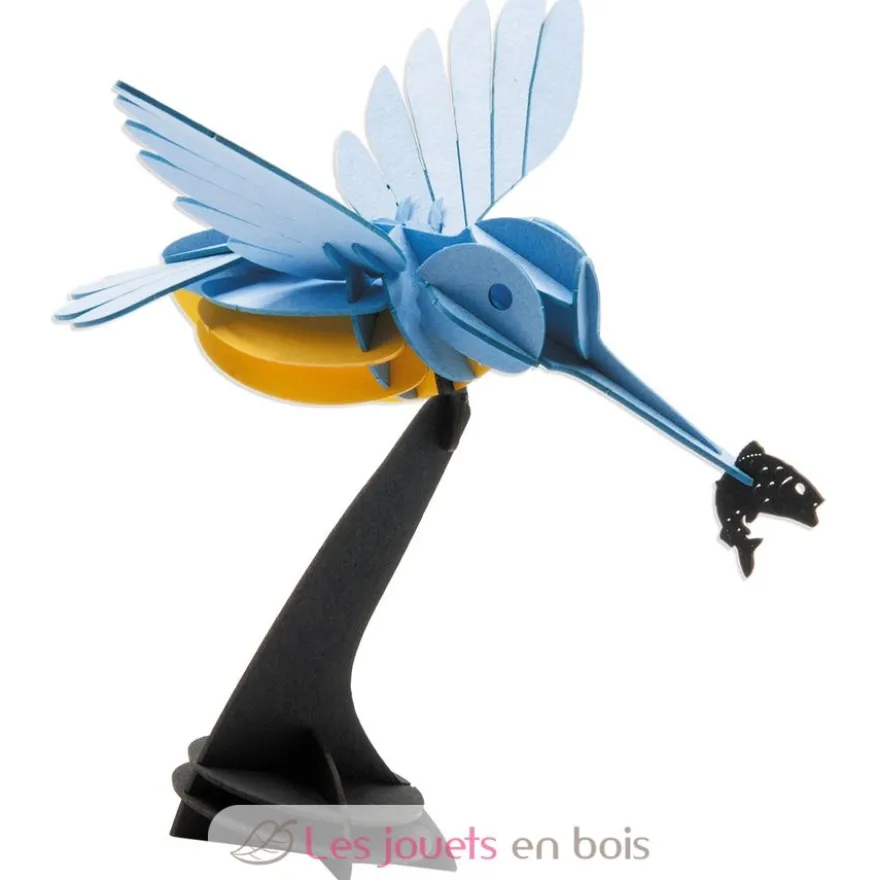 Maquette 3D en papier Martin-pêcheur - Fridolin