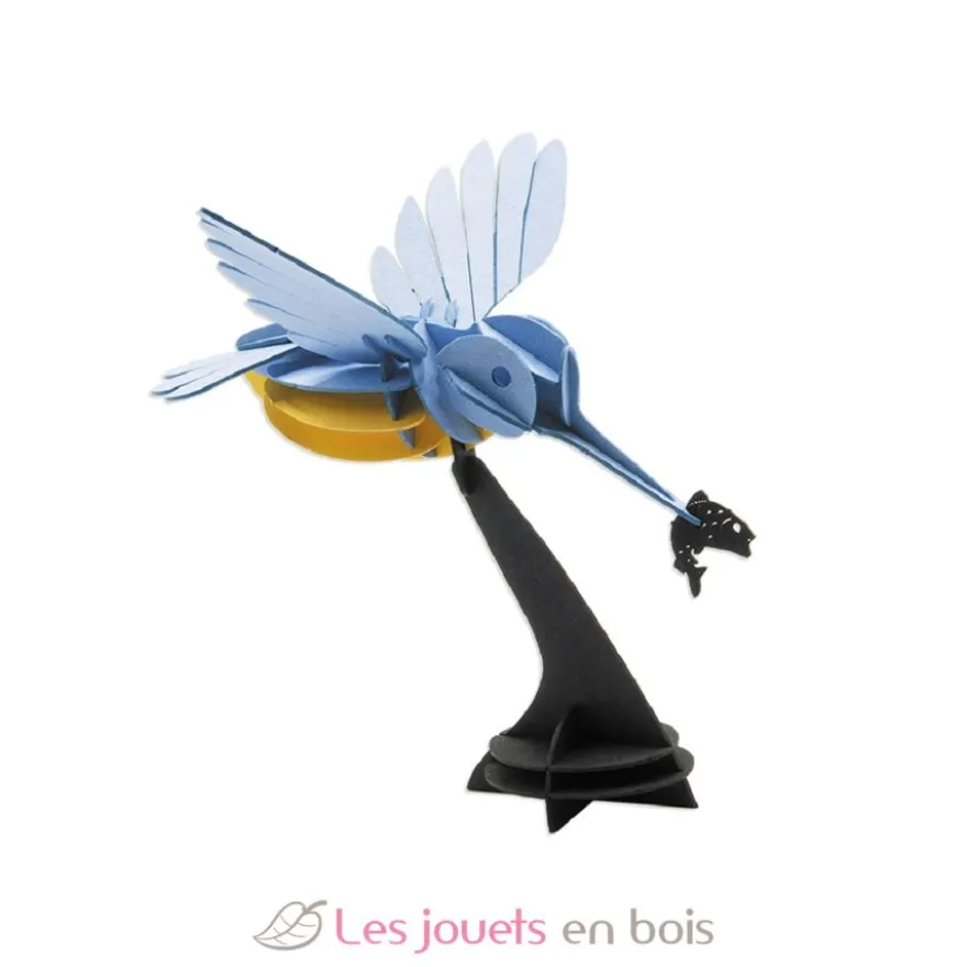 Maquette 3D en papier Martin-pêcheur - Fridolin