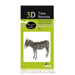 Maquette 3D en papier âne - Fridolin