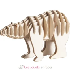 Maquette 3D en papier Ours polaire blanc - Fridolin