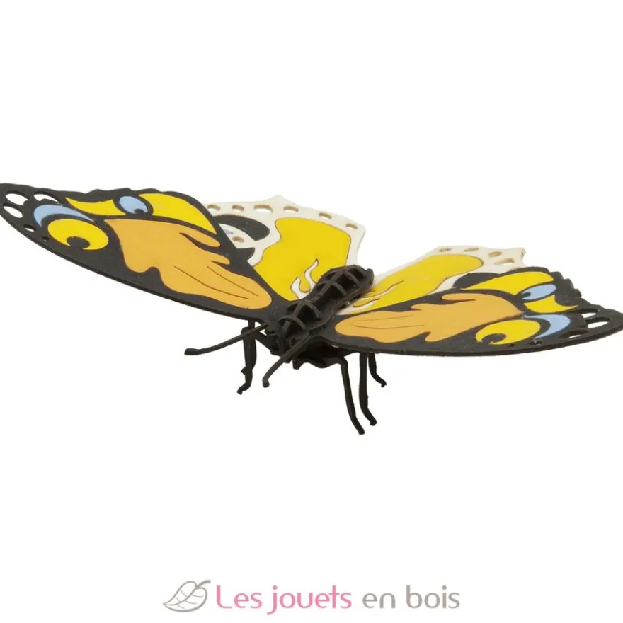 Maquette 3D en papier Papillon coloré - Fridolin