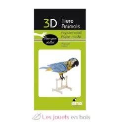Maquette 3D en papier Perroquet - Fridolin