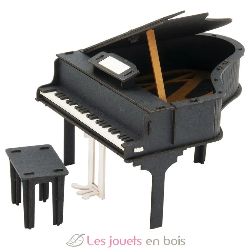 Maquette 3D en papier Piano noir - Fridolin