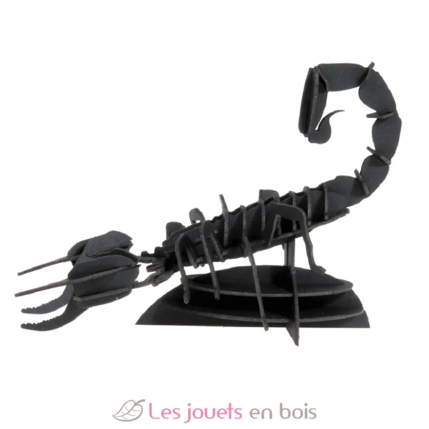 Maquette 3D en papier Scorpion noir - Fridolin