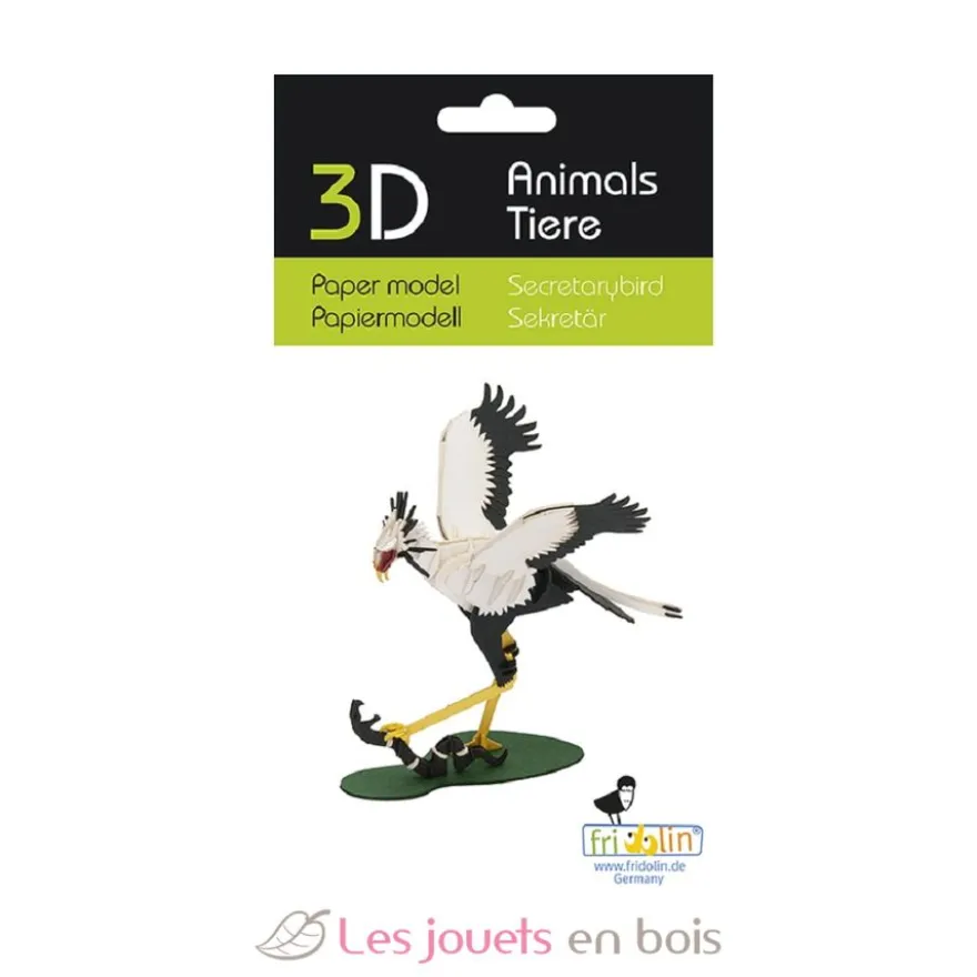 Maquette 3D en papier Serpentaire - Fridolin