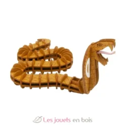 Maquette 3D en papier serpent Cobra beige - Fridolin