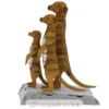 Maquette 3D en papier Suricates marron - Fridolin