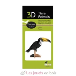 Maquette 3D en papier Toucan - Fridolin