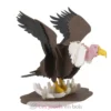 Maquette 3D en papier Vautour - Fridolin