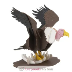 Maquette 3D en papier Vautour - Fridolin