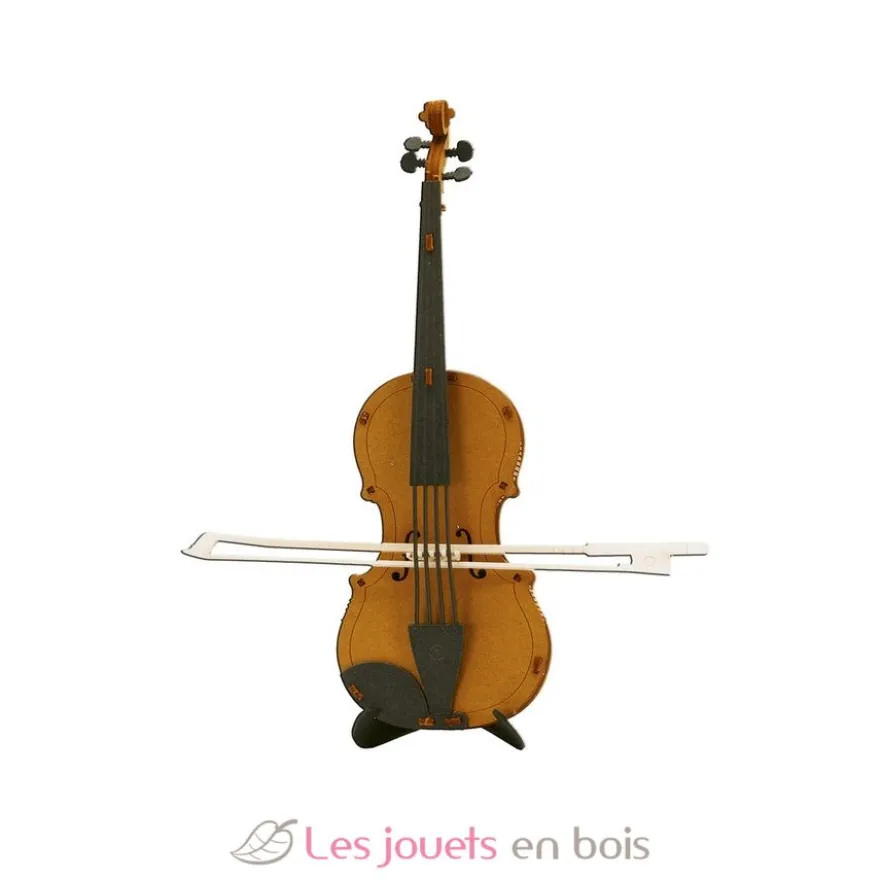 Maquette 3D en papier Violon marron - Fridolin