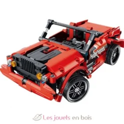 Maquette voiture de sport radiocommandée rouge - Buki