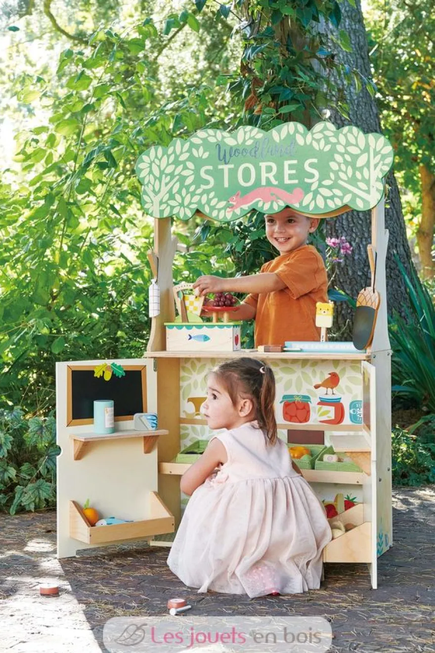 Marchande et Théâtre Woodland - Tender Leaf Toys