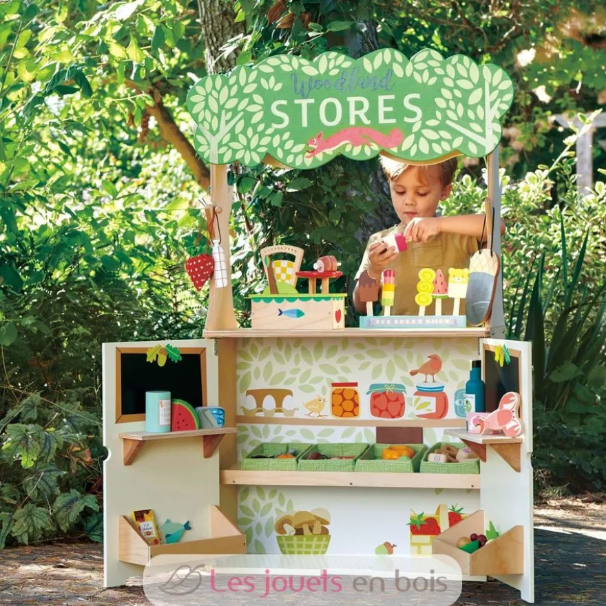Marchande et Théâtre Woodland - Tender Leaf Toys