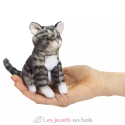 Marionnette à doigt Mini Chat tigré gris - Folkmanis