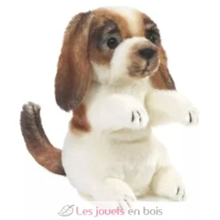 Marionnette à doigt Mini Chien beige et marron - Folkmanis
