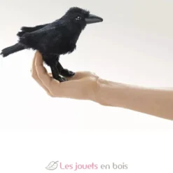 Marionnette à doigt Mini Corbeau noir - Folkmanis