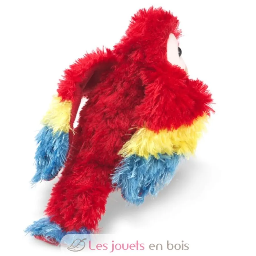 Marionnette à doigt Mini Perroquet rouge - Folkmanis